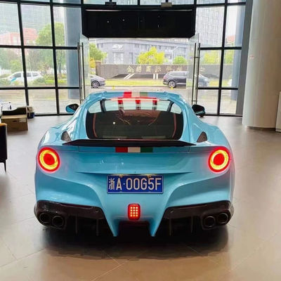 Fibra de carbono de alta calidad F12 Fibra de carbono Kit de cuerpo para Ferrari F12 Actualizar DMC Estilo Frente Pala Trasero Diffuser Spoiler