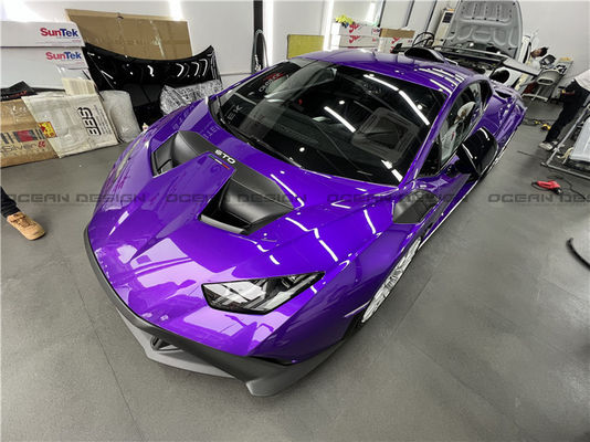 Kit de cuerpo de fibra de carbono seco para Lamborghini Huracan STO Huracan STO Actualizaciones de estilo OEM Kit de cuerpo de difusor de pala frontal
