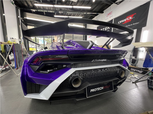 Kit de cuerpo de fibra de carbono seco para Lamborghini Huracan STO Huracan STO Actualizaciones de estilo OEM Kit de cuerpo de difusor de pala frontal