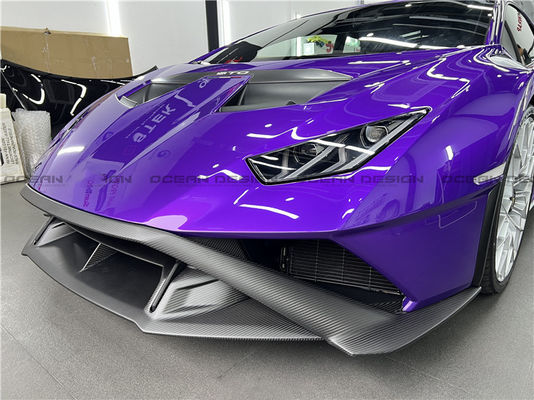 Kit de cuerpo de fibra de carbono seco para Lamborghini Huracan STO Huracan STO Actualizaciones de estilo OEM Kit de cuerpo de difusor de pala frontal