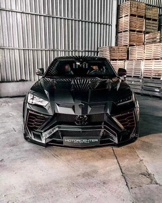Para Lamborghini Urus Fibra de Carbono Kit Urus actualiza el estilo MSY Fibra de Carbono delantero y trasero parachoque spoiler Hood