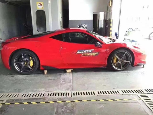 Para el Ferrari 458 Fibra de carbono Kit de cuerpo de fibra de carbono 458 Frente de labio difusor spoiler de la falda lateral Kit de cuerpo