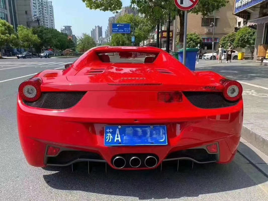Para el Ferrari 458 Fibra de carbono Kit de cuerpo de fibra de carbono 458 Frente de labio difusor spoiler de la falda lateral Kit de cuerpo