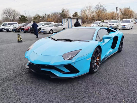 Para el Lamborghini Aventador LP700 Kit de carrocería de fibra de carbono LP740 estilo Spoilers del parachoques delantero y trasero