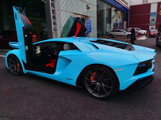 Para el Lamborghini Aventador LP700 Kit de carrocería de fibra de carbono LP740 estilo Spoilers del parachoques delantero y trasero