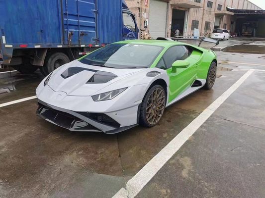 STP Kit de carrocería de fibra de carbono para Lamborghini Huracan LP580 LP610 Carbono de fibra delantera y trasera del parachoques