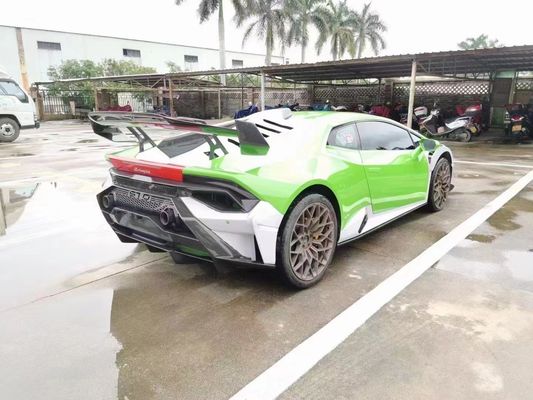 STP Kit de carrocería de fibra de carbono para Lamborghini Huracan LP580 LP610 Carbono de fibra delantera y trasera del parachoques