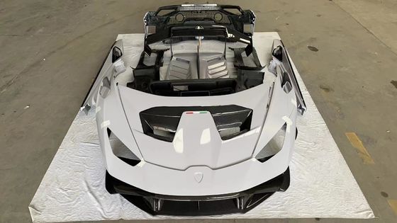 STP Kit de carrocería de fibra de carbono para Lamborghini Huracan LP580 LP610 Carbono de fibra delantera y trasera del parachoques