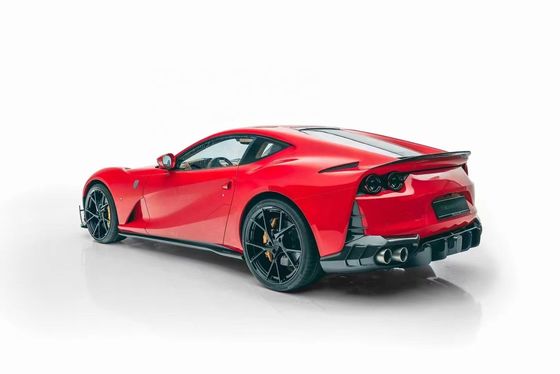Para Ferrari 812 Kit de cuerpo de fibra de carbono 812 Moderado estilo MSY Kit de cuerpo de fibra de carbono de la cara del labio difusor spoiler
