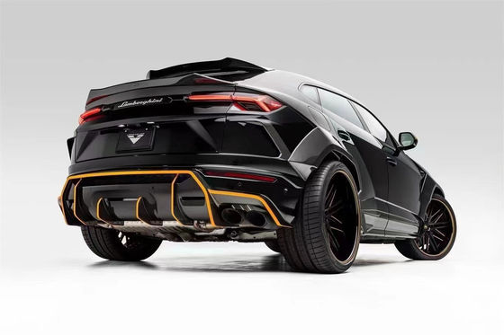 Para Lamborghini Urus Kit de cuerpo de fibra de carbono Urus mejorado estilo VORS Fibra de carbono delantera de labio difusor de spoiler Hood con cuerpo ancho