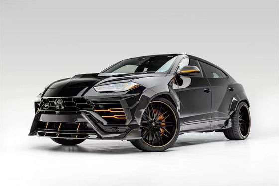 Para Lamborghini Urus Kit de cuerpo de fibra de carbono Urus mejorado estilo VORS Fibra de carbono delantera de labio difusor de spoiler Hood con cuerpo ancho