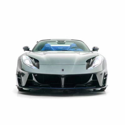 Para Ferrari 812 Fibra de carbono Kit de carrocería 812 Modernizado estilo MSY Fibra de carbono delantera y trasera del parachoques