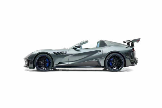 Para Ferrari 812 Fibra de carbono Kit de carrocería 812 Modernizado estilo MSY Fibra de carbono delantera y trasera del parachoques
