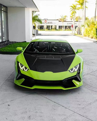 Para Lamborghini LP580 LP610 EVO Kit de cuerpo de fibra de carbono LP580 LP610 EVO Kit de cuerpo de parachoques delanteros mejorado al estilo TecNIA