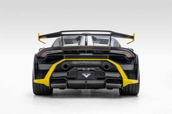 Para Lamborghini STO Kit de cuerpo de fibra de carbono STO Moderado Estilo Vors Frente Difusor de labio lateral Falda Hood Kit de cuerpo de fibra de carbono
