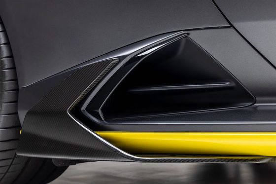 Para Lamborghini STO Kit de cuerpo de fibra de carbono STO Moderado Estilo Vors Frente Difusor de labio lateral Falda Hood Kit de cuerpo de fibra de carbono