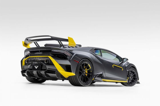 Para Lamborghini STO Kit de cuerpo de fibra de carbono STO Moderado Estilo Vors Frente Difusor de labio lateral Falda Hood Kit de cuerpo de fibra de carbono