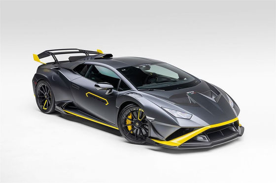 Para Lamborghini STO Kit de cuerpo de fibra de carbono STO Moderado Estilo Vors Frente Difusor de labio lateral Falda Hood Kit de cuerpo de fibra de carbono