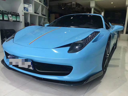 Para Ferrari 458 Kit de cuerpo de fibra de carbono 458 Kit de cuerpo de difusor de labios delanteros de fibra de carbono