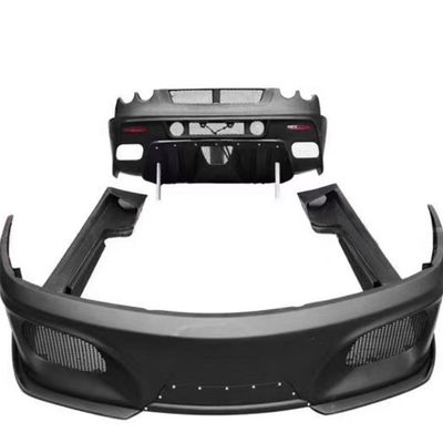 Para Ferrari F430 Kit de carrocería F430 Modernizado estilo ASI delanteros y traseros parachoques spoiler F430 Fibra de carbono Kit de carrocería