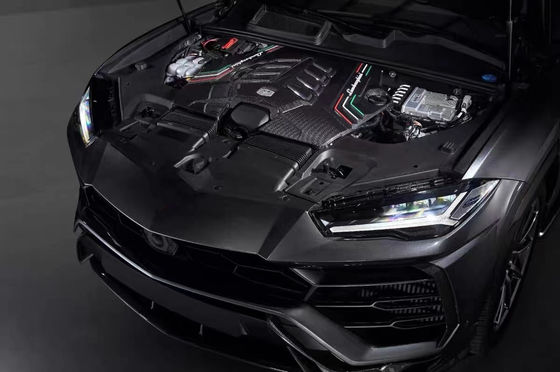 2019 Black Lamborghini Body Kit Seco Motor de Fibra de Carbono Escudo de Protección Interior