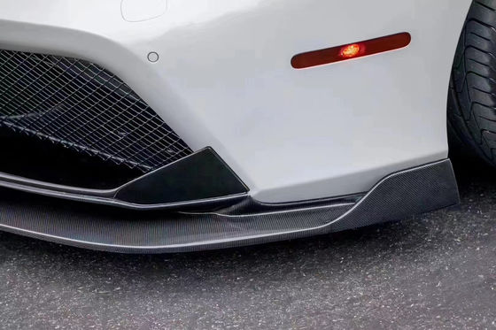Para el Ferrari 488 Kit de cuerpo de fibra de carbono 488 Moderado Vors estilo de fibra de carbono delantero del labio difusor de spoiler de cuerpo Kit