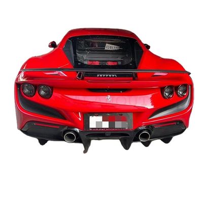 Para Ferrari F8 Spoiler de fibra de carbono F8 mejorado Novi estilo Spoiler de cola de fibra de carbono