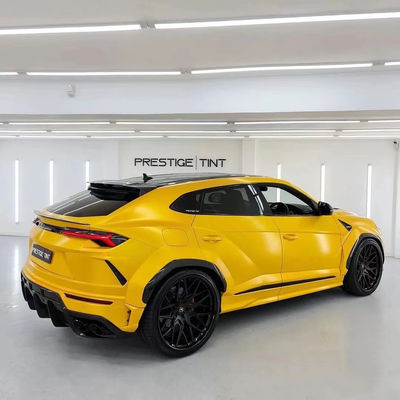 1016 estilo Lamborghini Body Kit Urus Fibra de carbono delantero de labio difusor Spoiler Hood Blanco