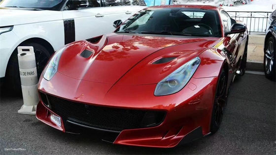 Para Ferrari F12 Fibra de carbono F12 Modernizado TDF Estilo de Fibra de carbono con capucha de cuerpo Kit