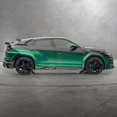 280 mm Lamborghini Kit de cuerpo URUS MSY estilo delantero y trasero parachoques spoiler Hood Kit verde