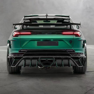280 mm Lamborghini Kit de cuerpo URUS MSY estilo delantero y trasero parachoques spoiler Hood Kit verde