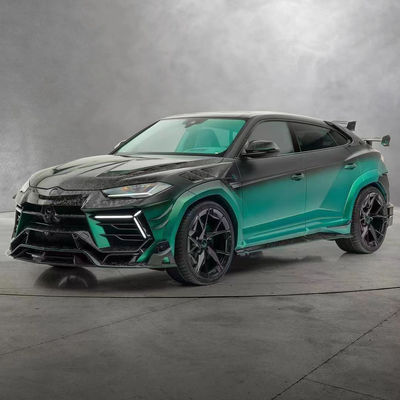 280 mm Lamborghini Kit de cuerpo URUS MSY estilo delantero y trasero parachoques spoiler Hood Kit verde