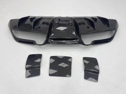 Repuestos para automóviles para Ferrari F8 Fibra de carbono Kit de carrocería F8 Actualizar Novi estilo difusor Fibra de carbono difusor