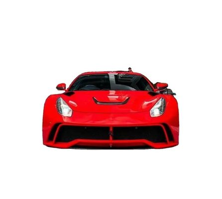 Para el Ferrari F12 Kit de carrocería ancha de fibra de carbono F12 Upgrade NOtc N-Largos estilo del parachoques trasero Kit de carrocería ancha de fibra de carbono
