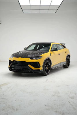 Kit de cuerpo de URUS Lamborghini 2018-2019 Fibra de carbono Difusor de labio frontal Kit de cuerpo ancho Urus