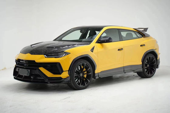 Kit de cuerpo de URUS Lamborghini 2018-2019 Fibra de carbono Difusor de labio frontal Kit de cuerpo ancho Urus