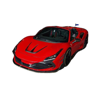 Repuestos de automóviles para Ferrari F8 Kit de carrocería de fibra de carbono F8 Actualizar estilo MSY Kit de carrocería de faldas lateral