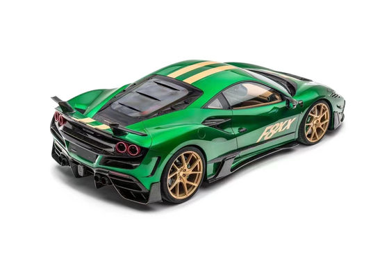 Para Ferrari F8 Fibra de carbono Kit de cuerpo F8 actualiza el estilo MSY delantero y trasero del parachoques Spoiler Hood Kit de cuerpo