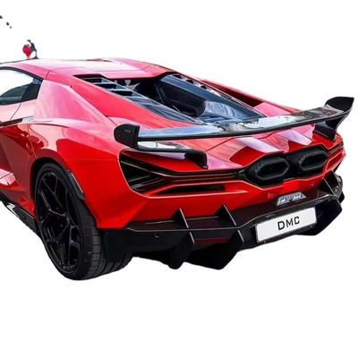 Revuelto Lamborghini Body Kit DMC estilo Rojo Fibra de Carbono Ala de Spoiler