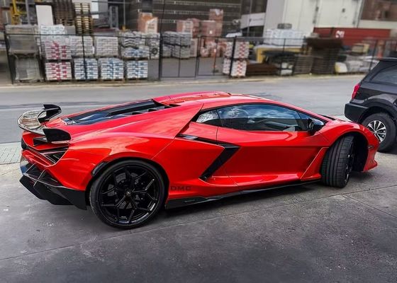 Revuelto Lamborghini Body Kit DMC estilo Rojo Fibra de Carbono Ala de Spoiler