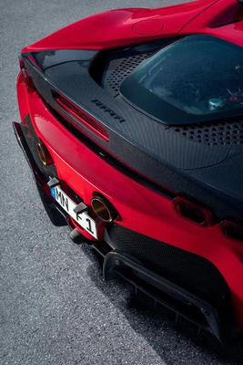 Espoiler de fibra de carbono Espoiler de fibra de carbono para Ferrari SF90 SF90 Estilo OEM mejorado Espoiler cola