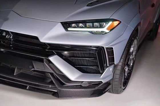 Kit de cuerpo de carbono URUS Vors estilo de fibra de carbono delantero de labio difusor spoiler widebody Kit