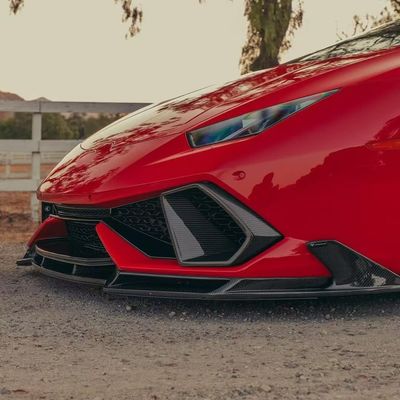 Reemplaza los kits de cuerpo ancho de Lamborghini Universal LP610 Huracan Evo Kit de cuerpo Entrada de aire del labio delantero
