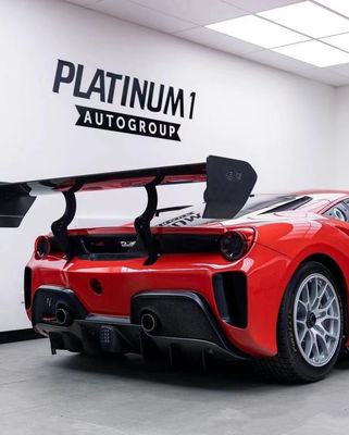 Ferrari 488 Kit de carrocería 488 EVO estilo delantero parachoques de la barbilla Spoiler labios