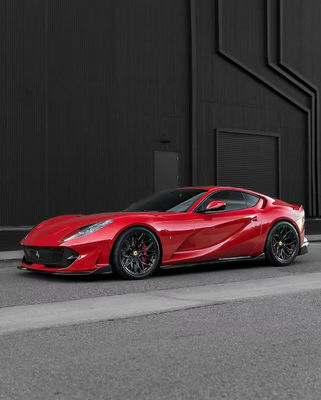 1016 Ferrari Body Kit 812 190 mm Fibra de carbono el difusor del parachoques delantero