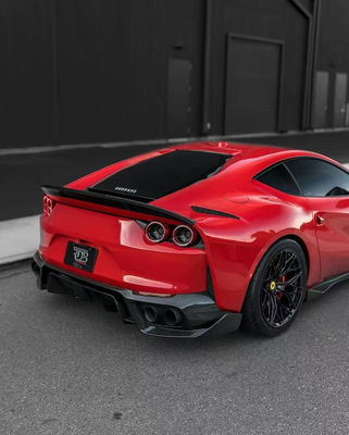 1016 Ferrari Body Kit 812 190 mm Fibra de carbono el difusor del parachoques delantero