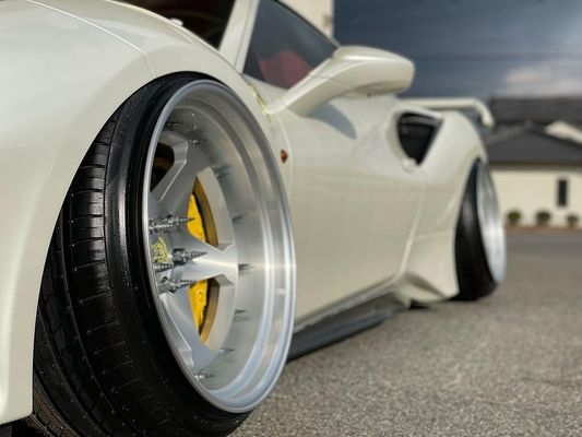 Fibra de carbono de cuerpo ancho Ferrari 488pista Spoiler de fibra de carbono de spoiler de ala