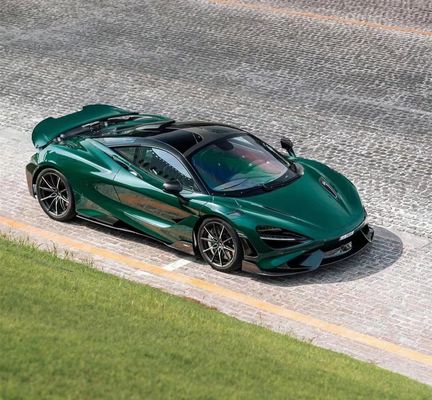 Para McLaren 720s Kit de carrocería 720S actualiza el 765LT estilo de fibra de carbono delantero y trasero parachoques spoiler Kit de carrocería