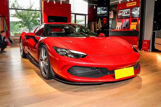 296 Ferrari Widebody Kit OEM Placa de protección del motor de fibra de carbono