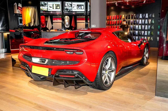 296 Ferrari Widebody Kit OEM Placa de protección del motor de fibra de carbono